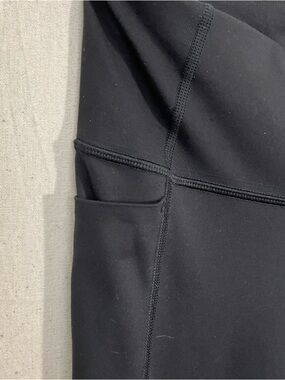 GAPFIT Black High Rise Power Leggings Side Pockets /Large/  Workout A++